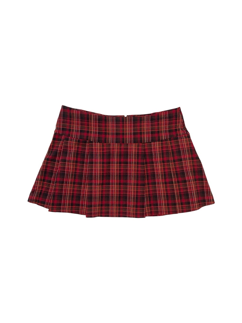 Sirens Pleated Plaid Mini Skirt